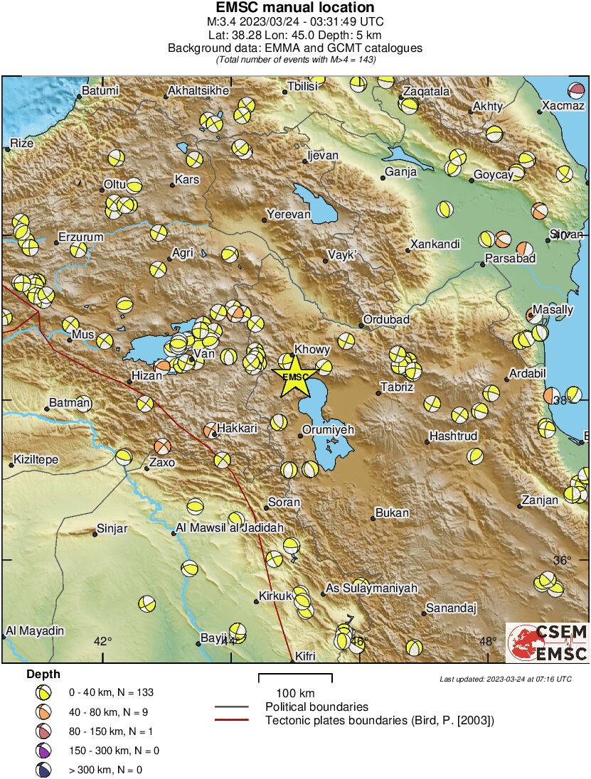 Regional moment Tensor