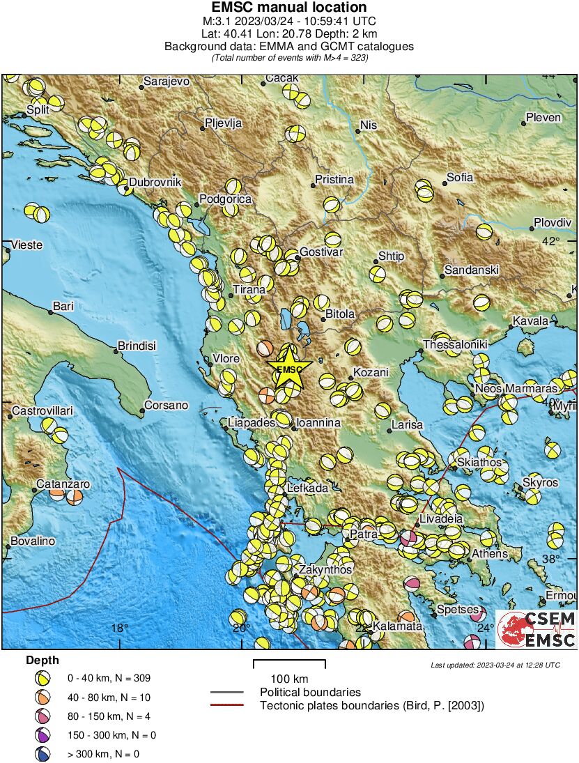Regional moment Tensor