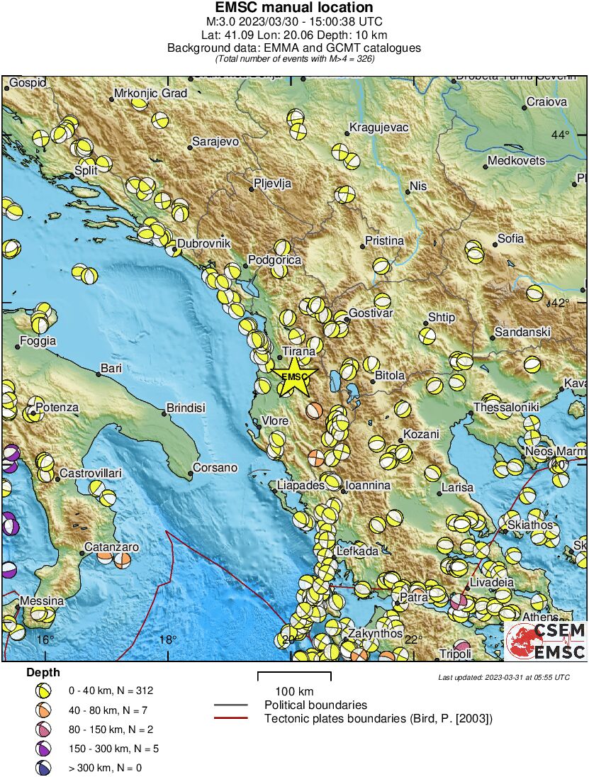 Regional moment Tensor
