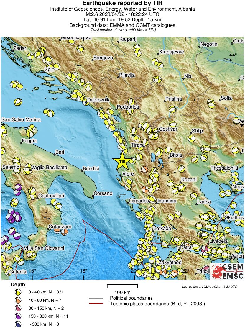 Regional moment Tensor