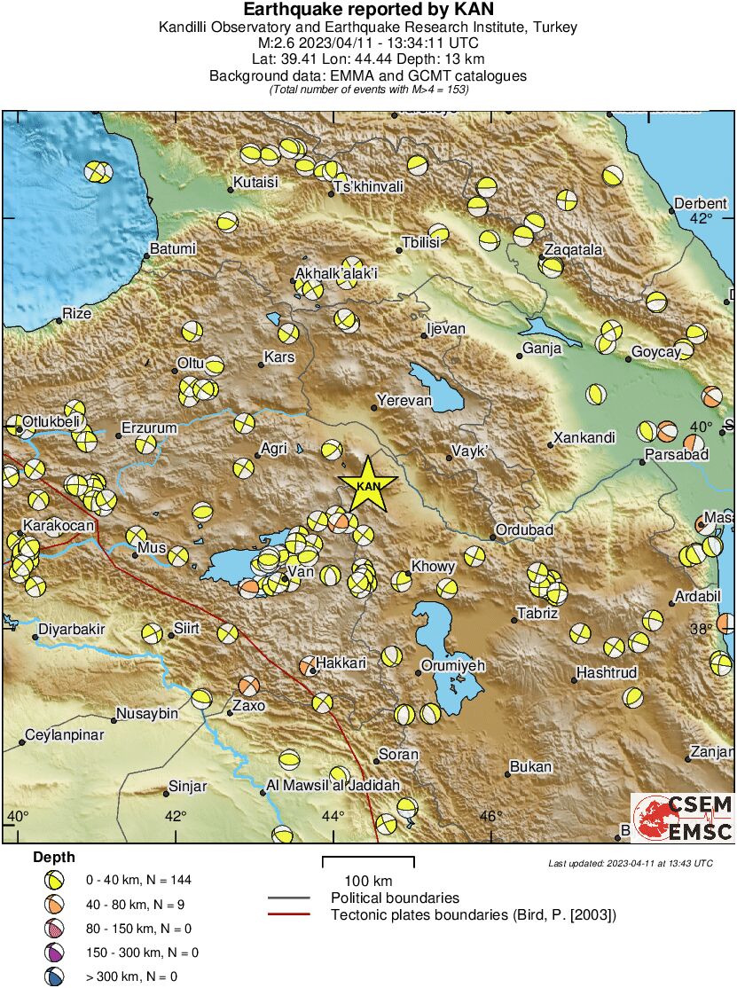 Regional moment Tensor