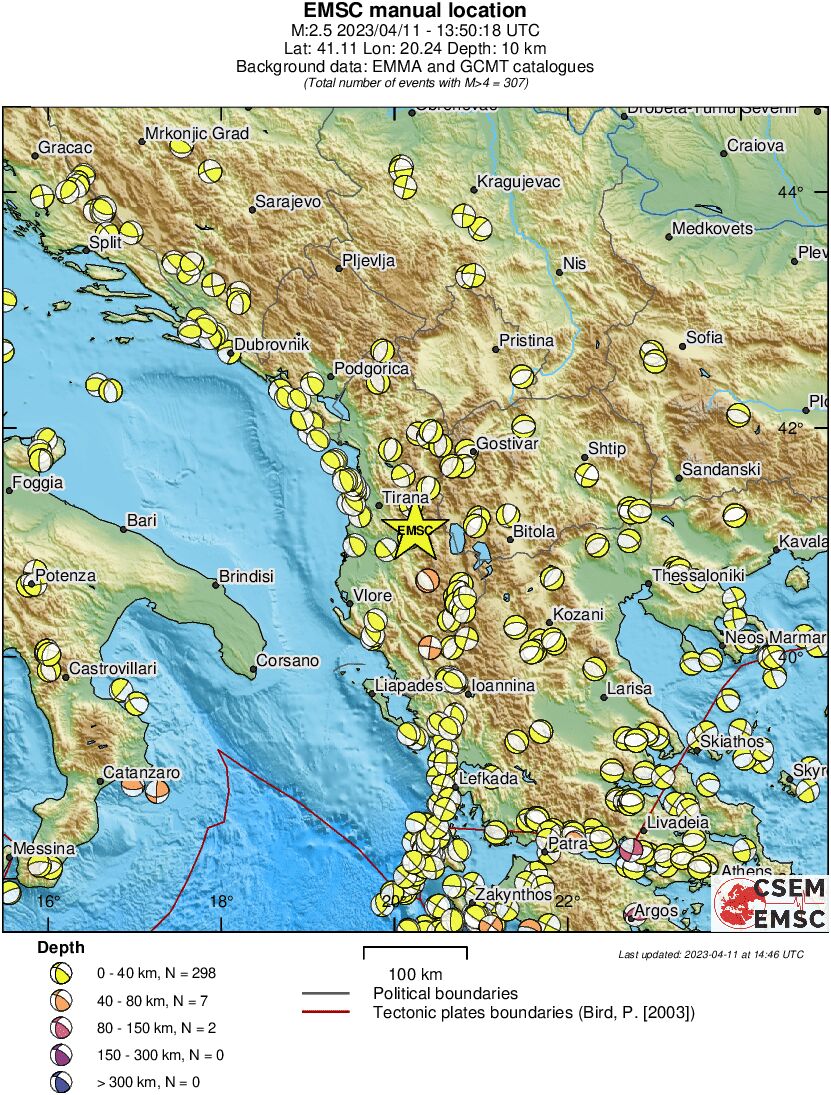 Regional moment Tensor
