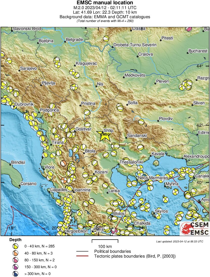Regional moment Tensor