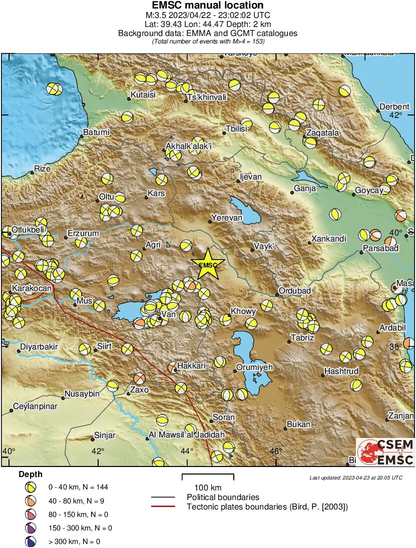 Regional moment Tensor