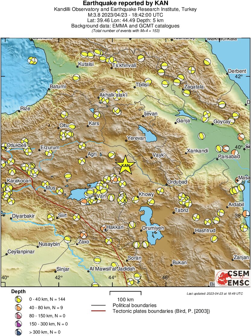 Regional moment Tensor
