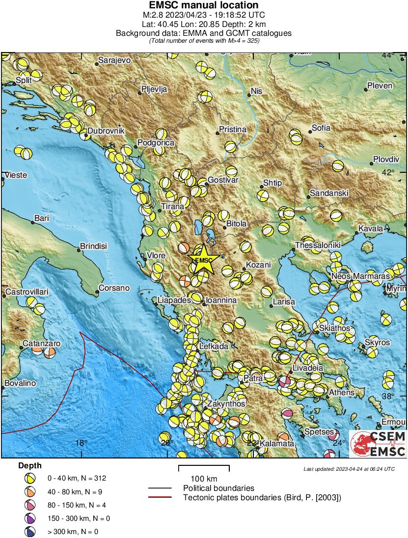 Regional moment Tensor
