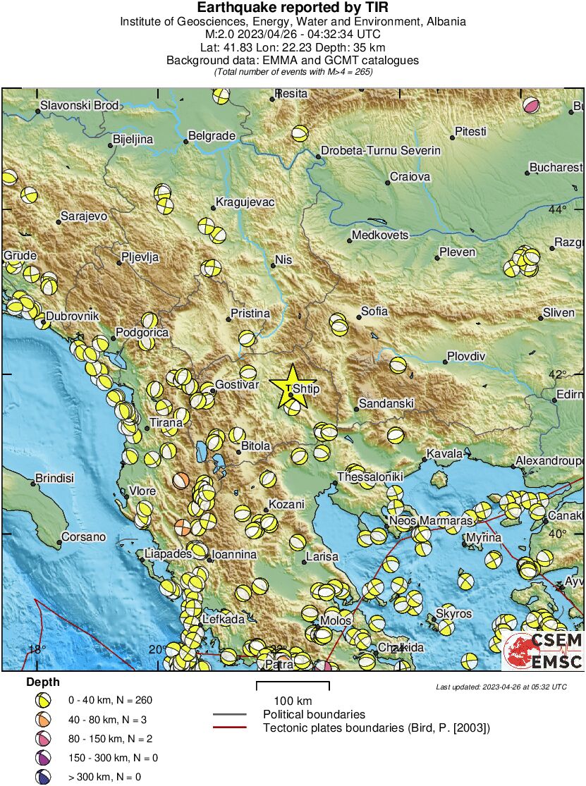 Regional moment Tensor