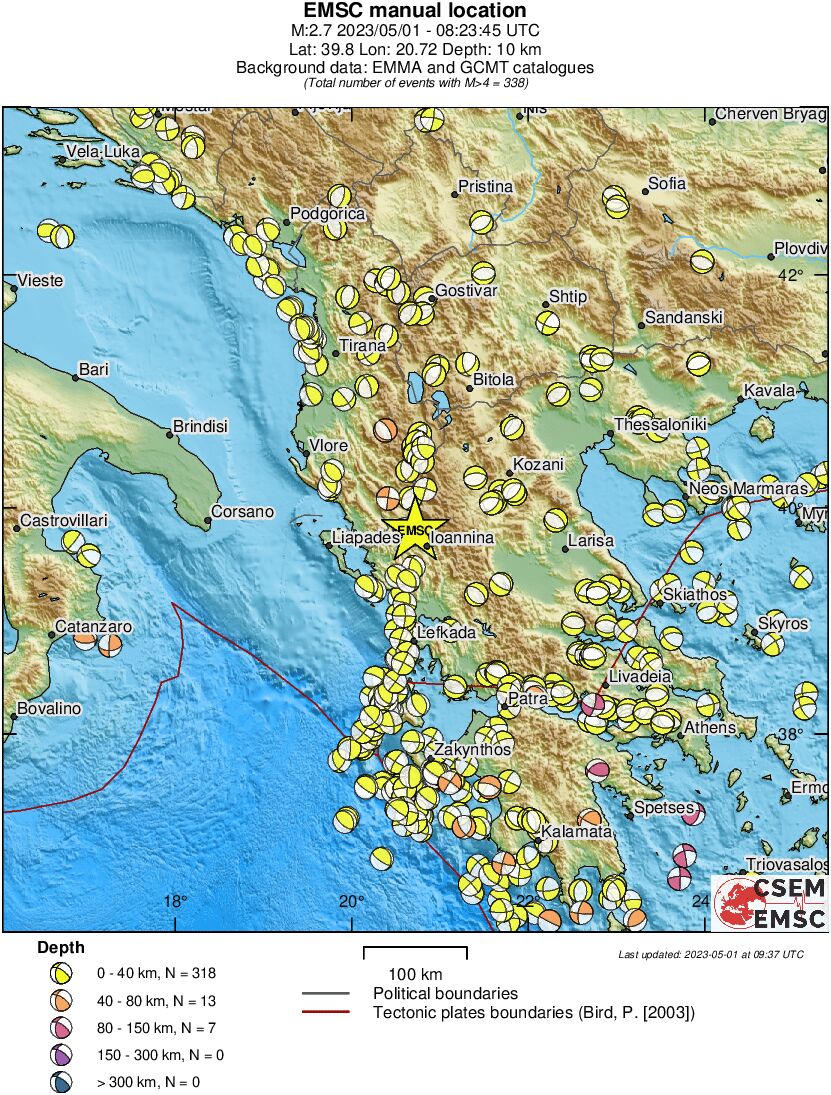 Regional moment Tensor