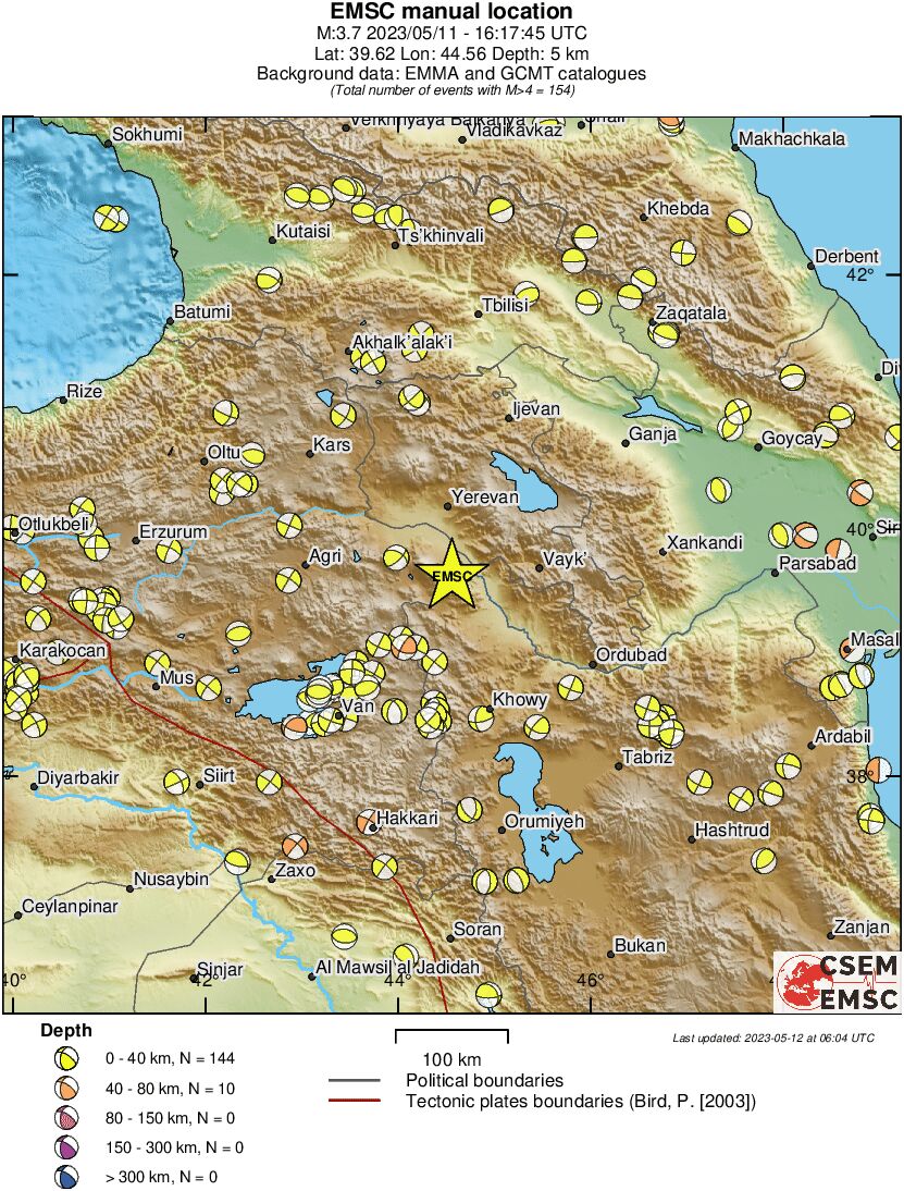 Regional moment Tensor