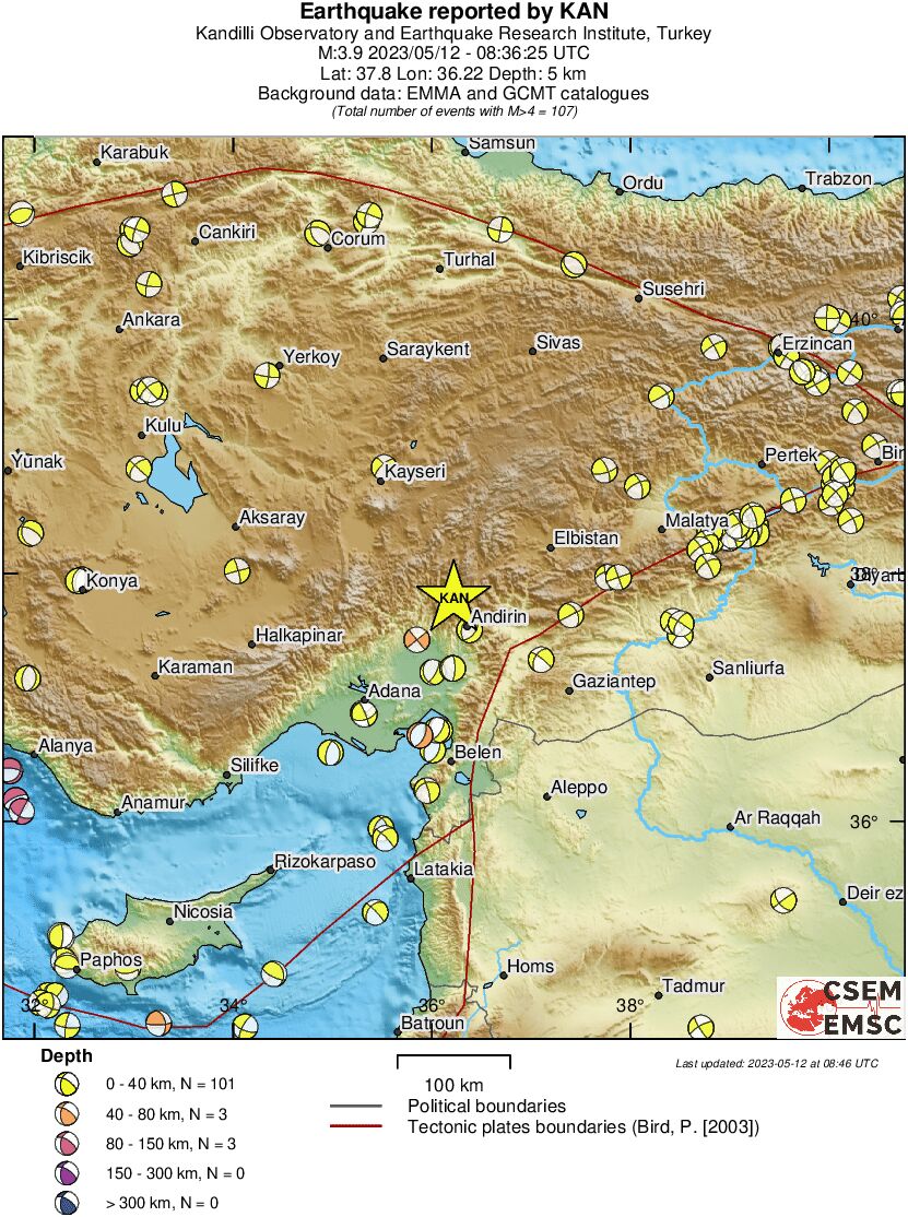 Regional moment Tensor
