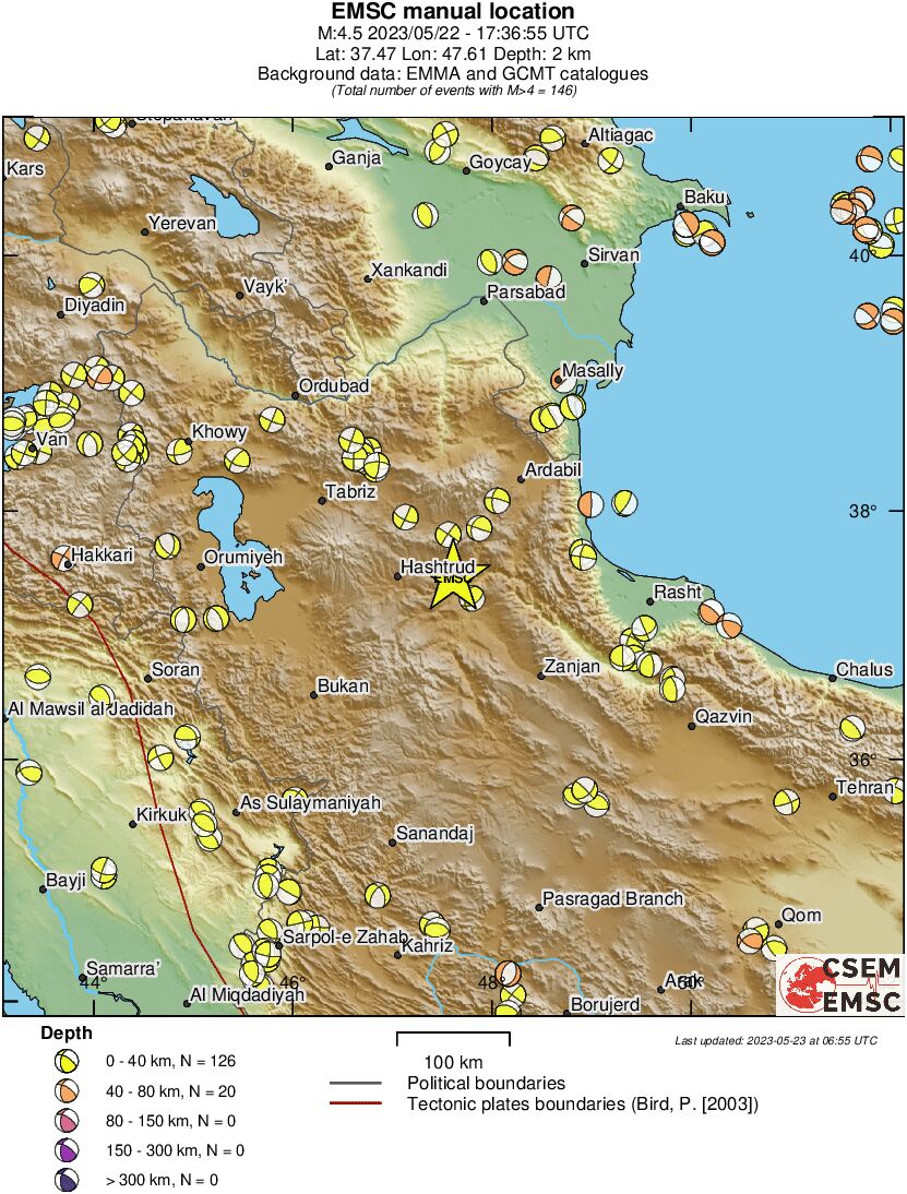 Regional moment Tensor