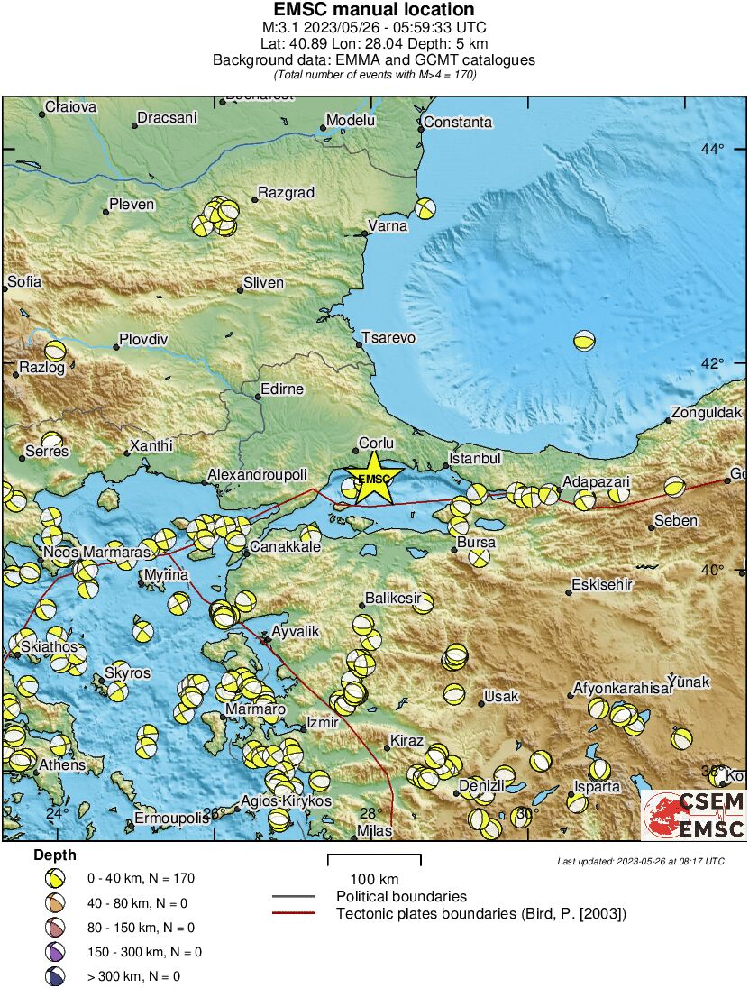 Regional moment Tensor