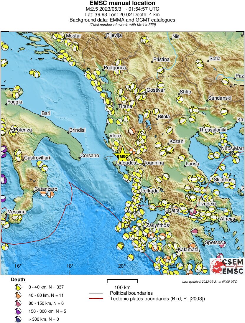 Regional moment Tensor