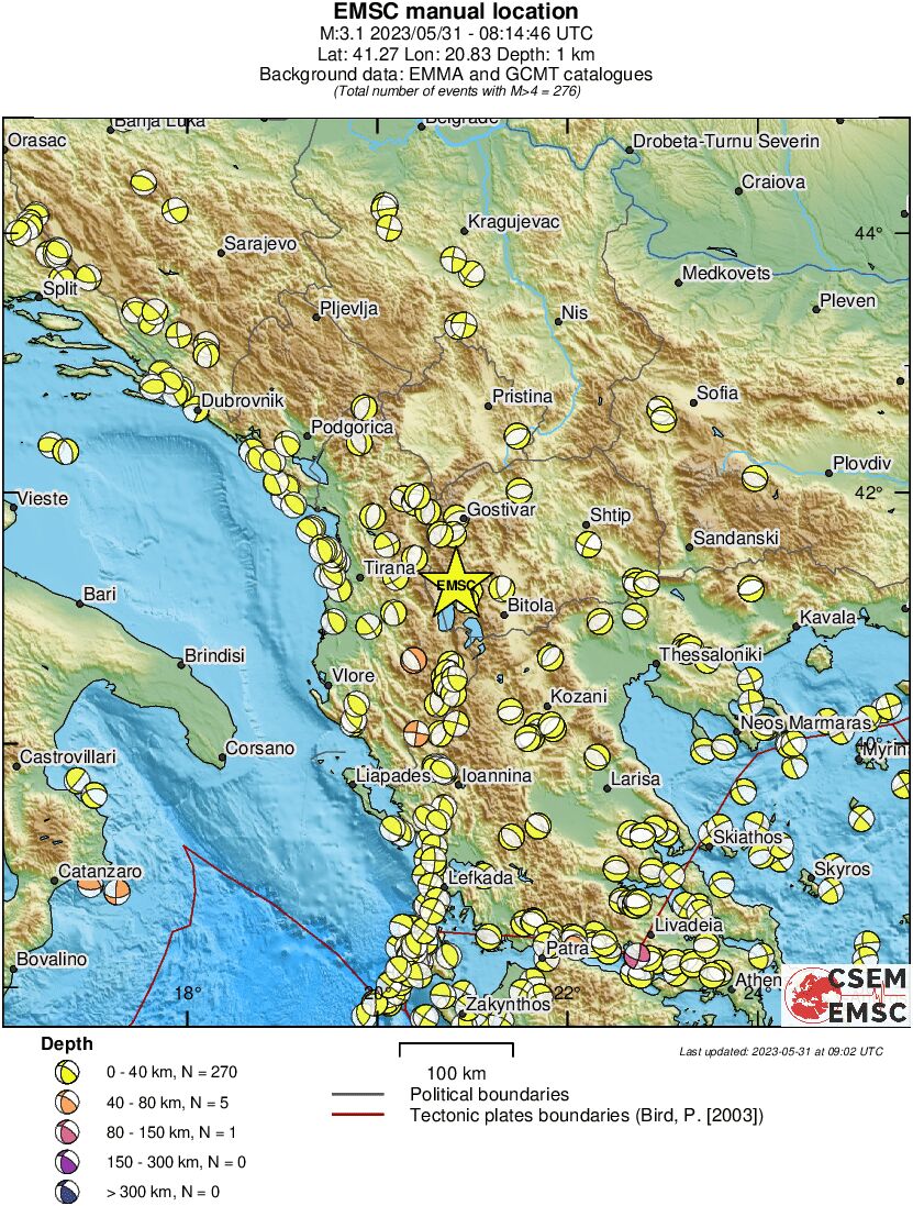 Regional moment Tensor