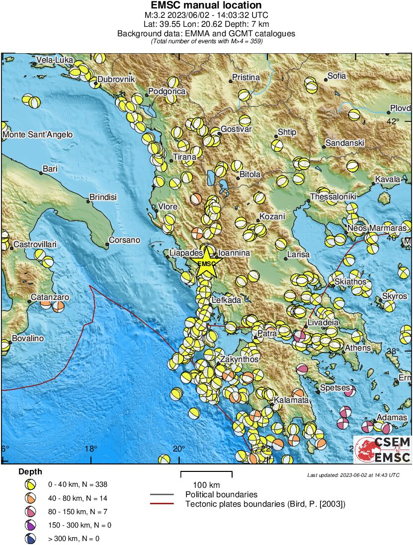 Regional moment Tensor