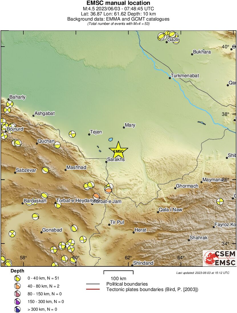 Regional moment Tensor