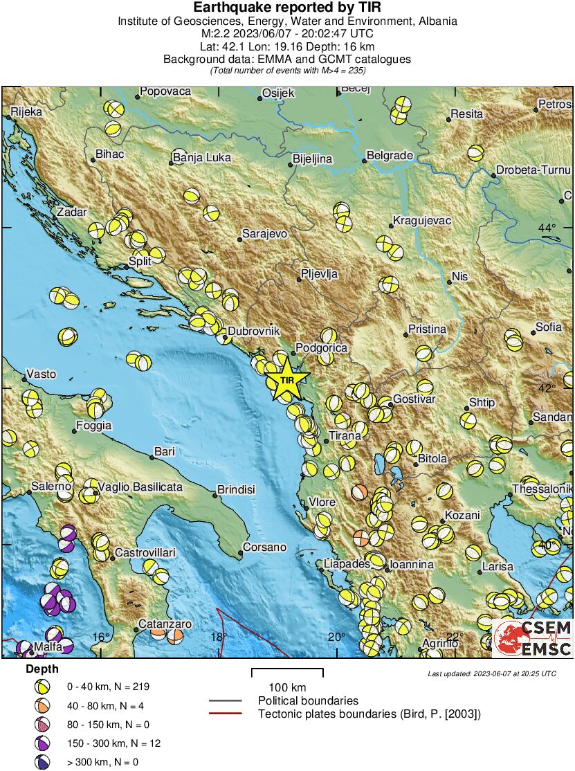 Regional moment Tensor