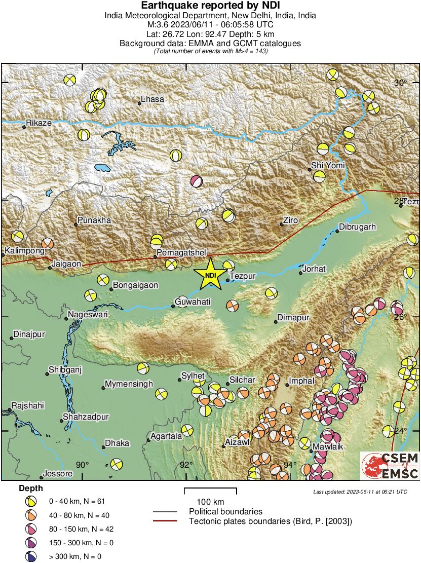 Regional moment Tensor