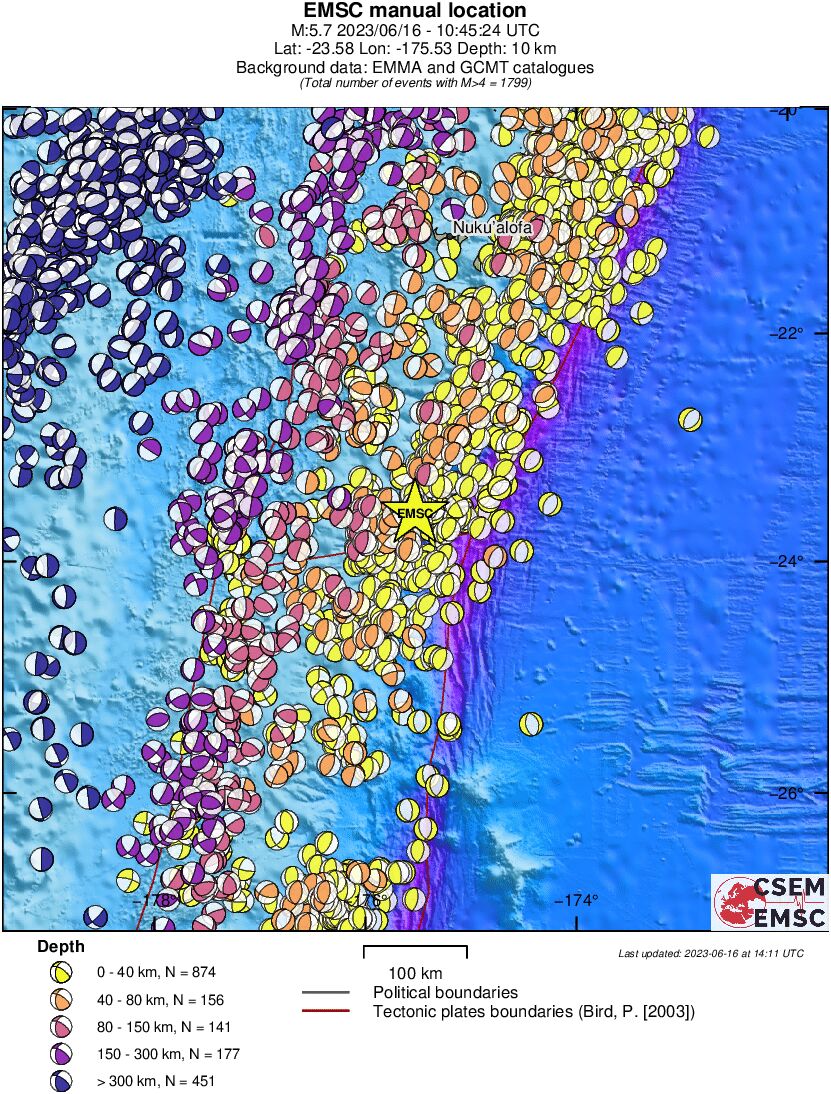 Regional moment Tensor
