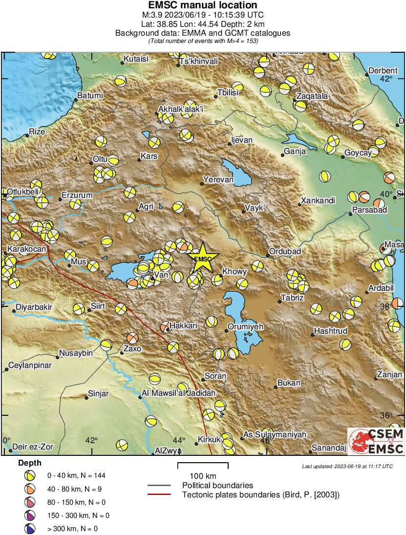 Regional moment Tensor