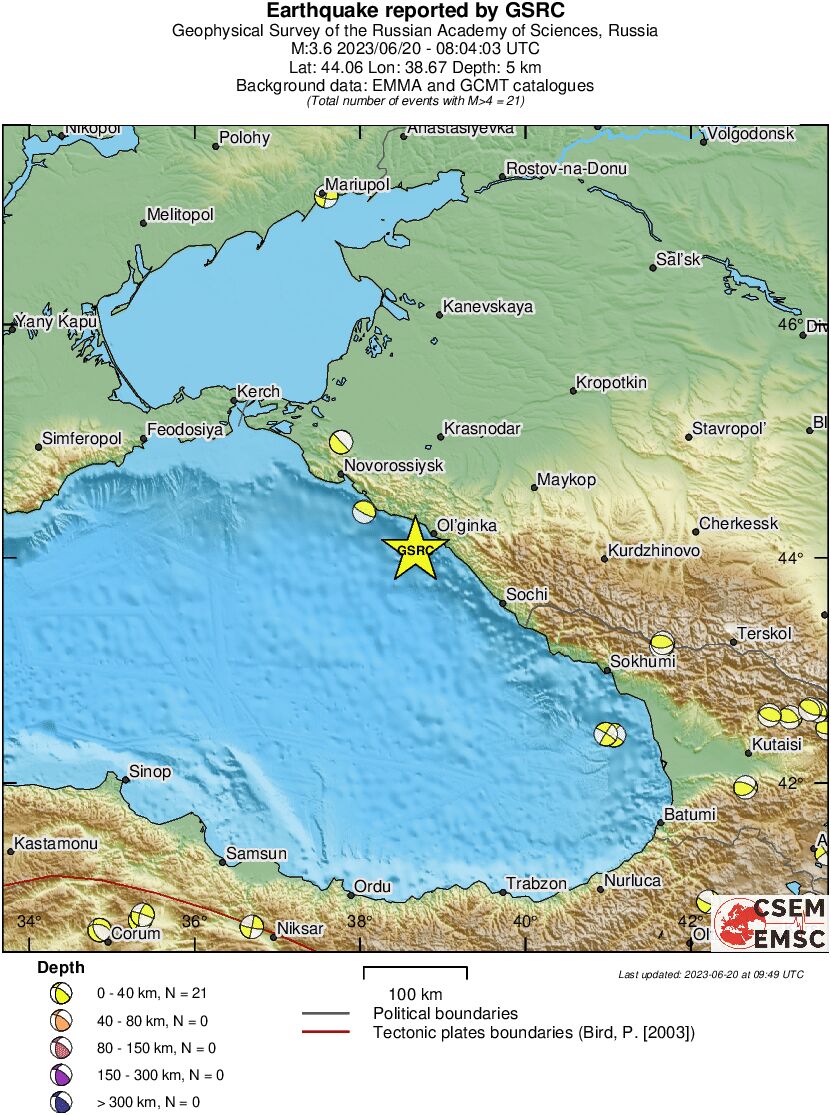 Regional moment Tensor