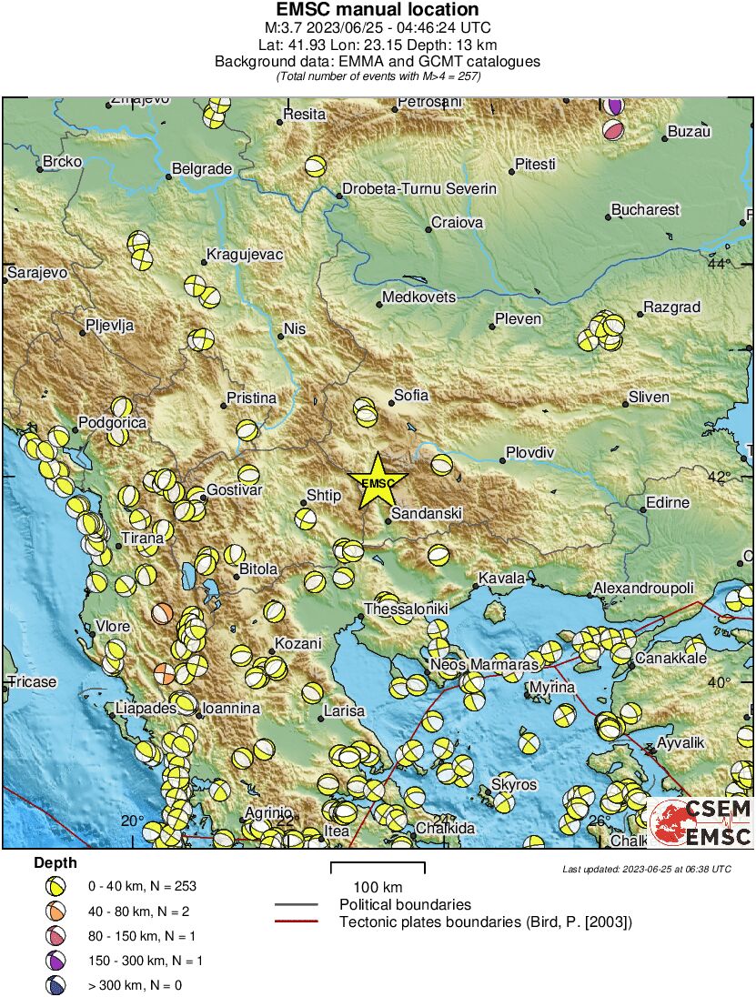 Regional moment Tensor