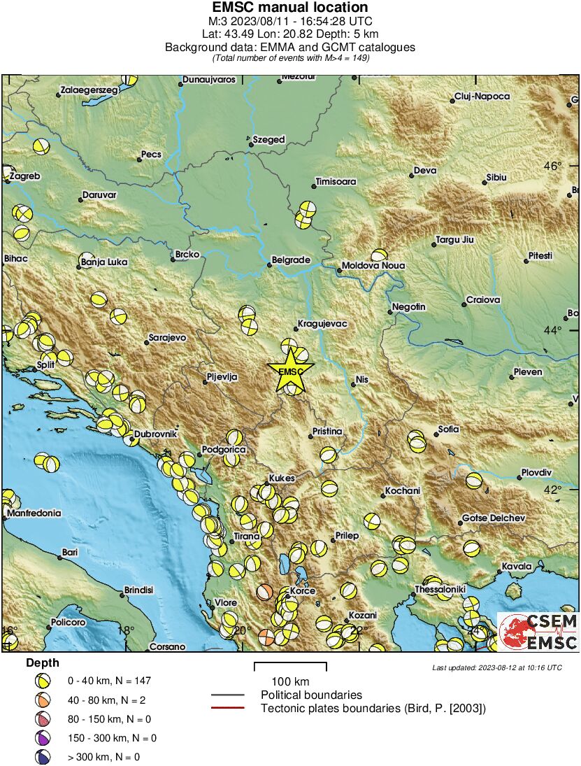 Regional moment Tensor