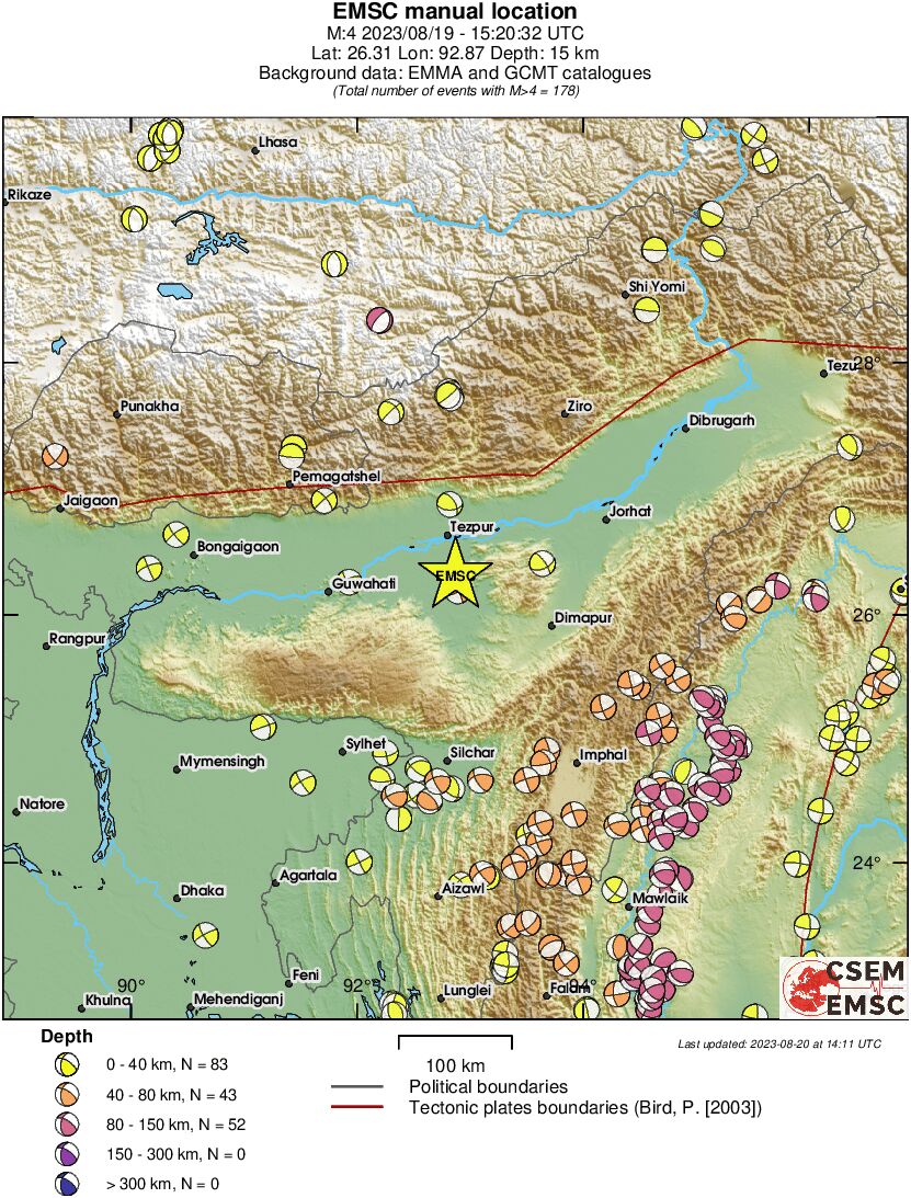 Regional moment Tensor