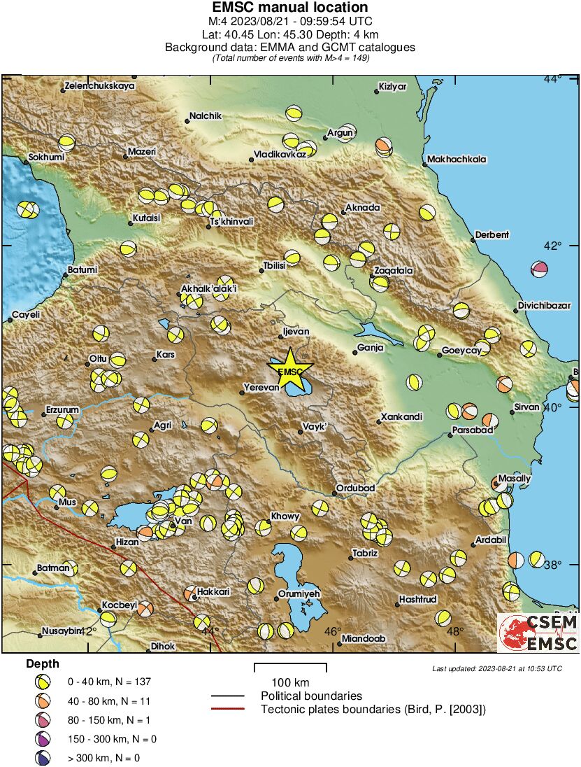 Regional moment Tensor