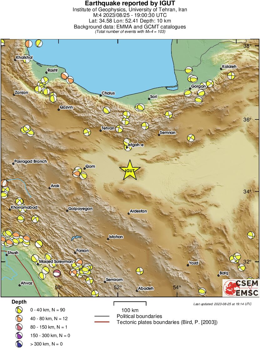 Regional moment Tensor