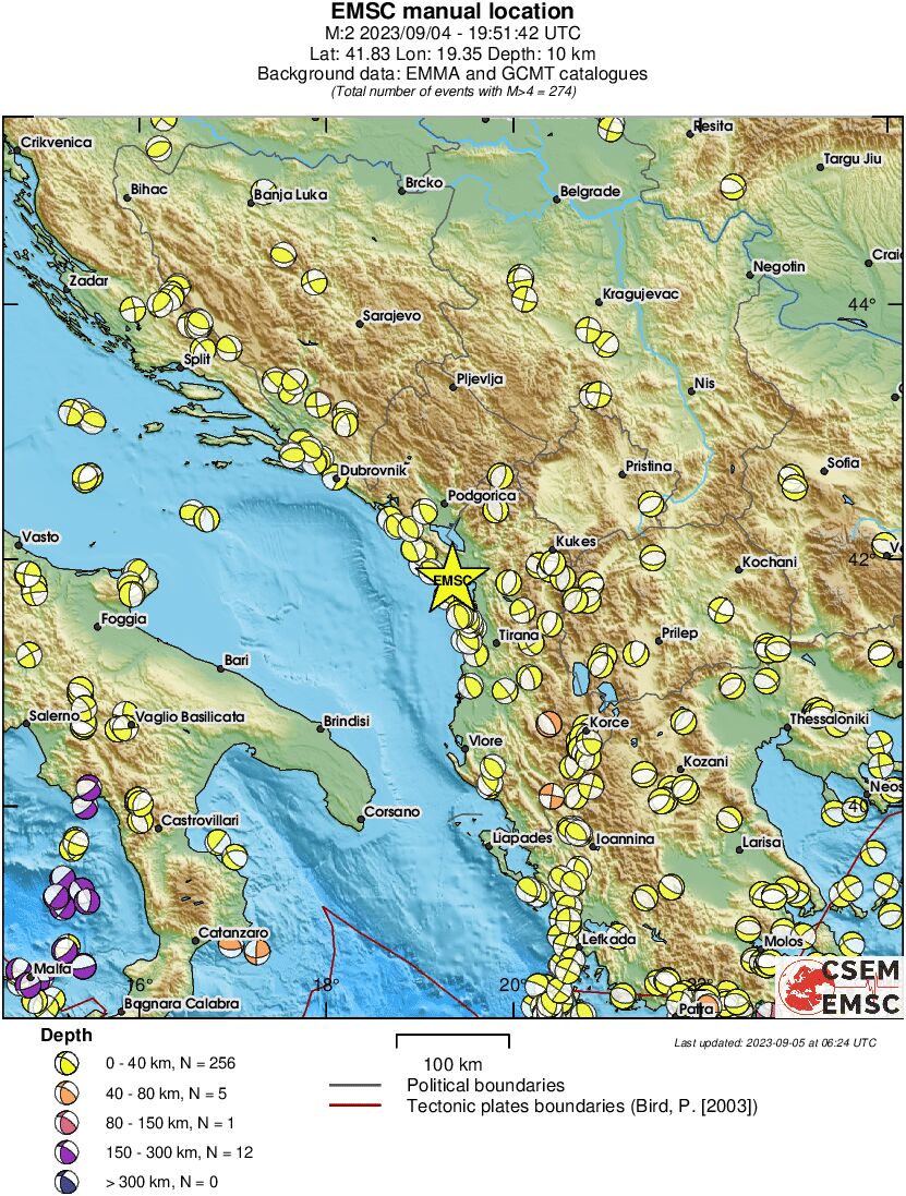 Regional moment Tensor