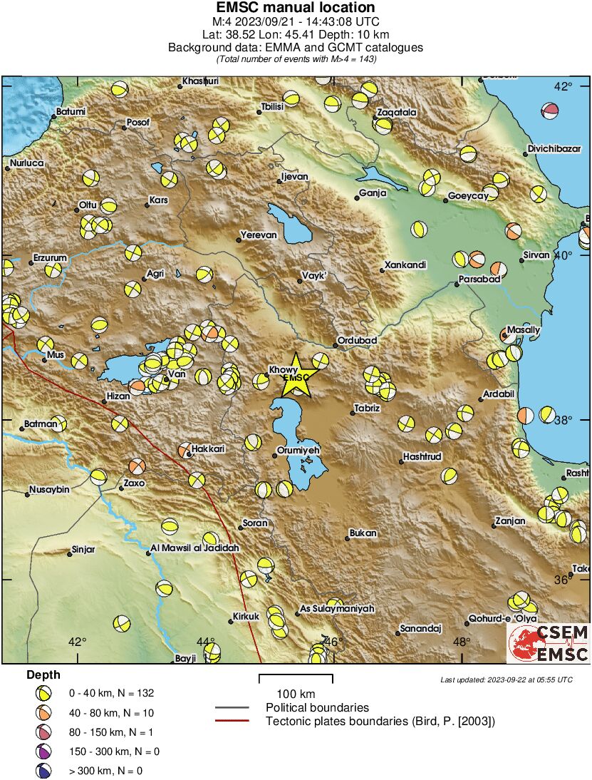Regional moment Tensor