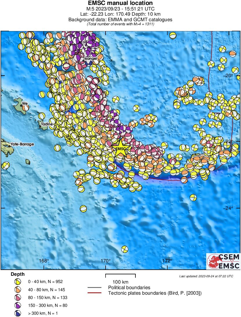 Regional moment Tensor