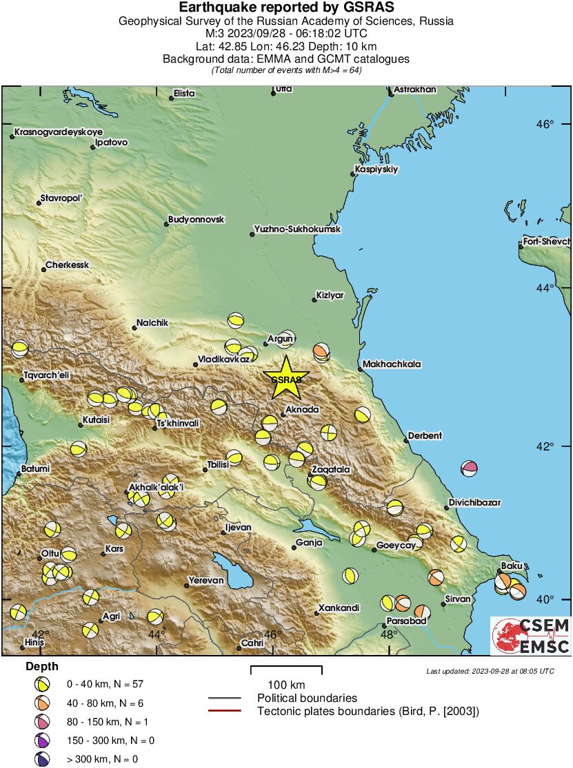 Regional moment Tensor