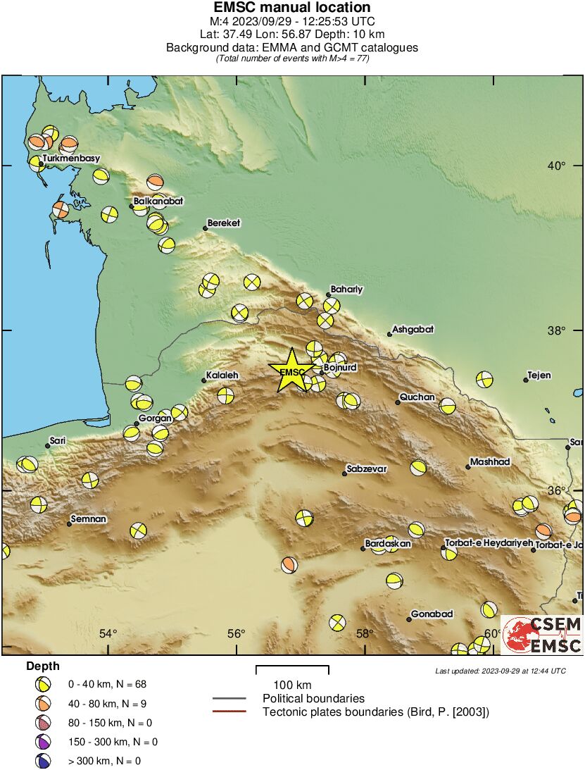 Regional moment Tensor
