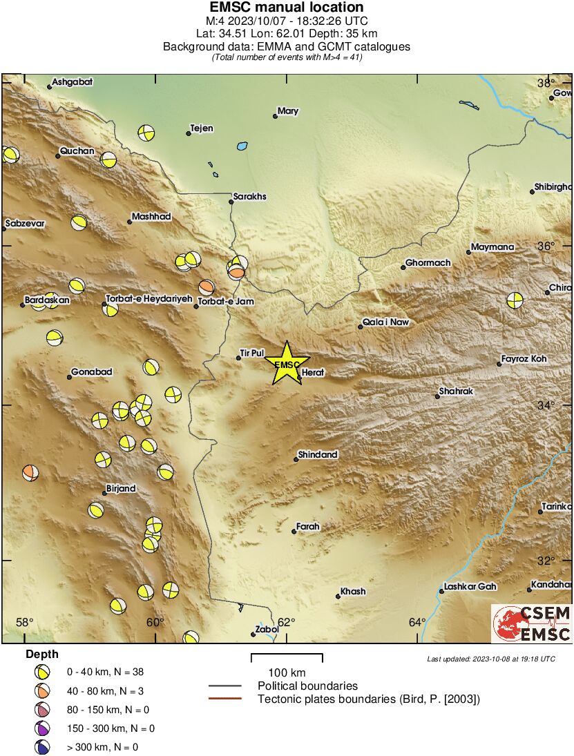 Regional moment Tensor