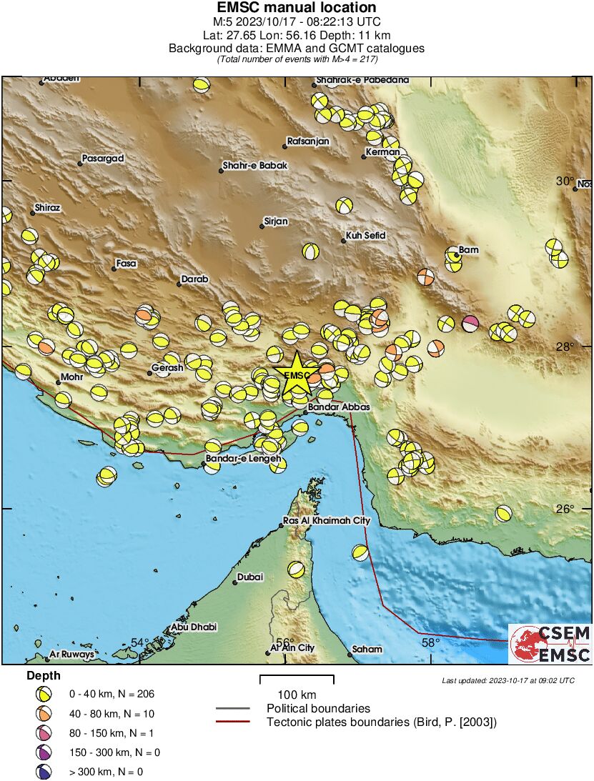 Regional moment Tensor