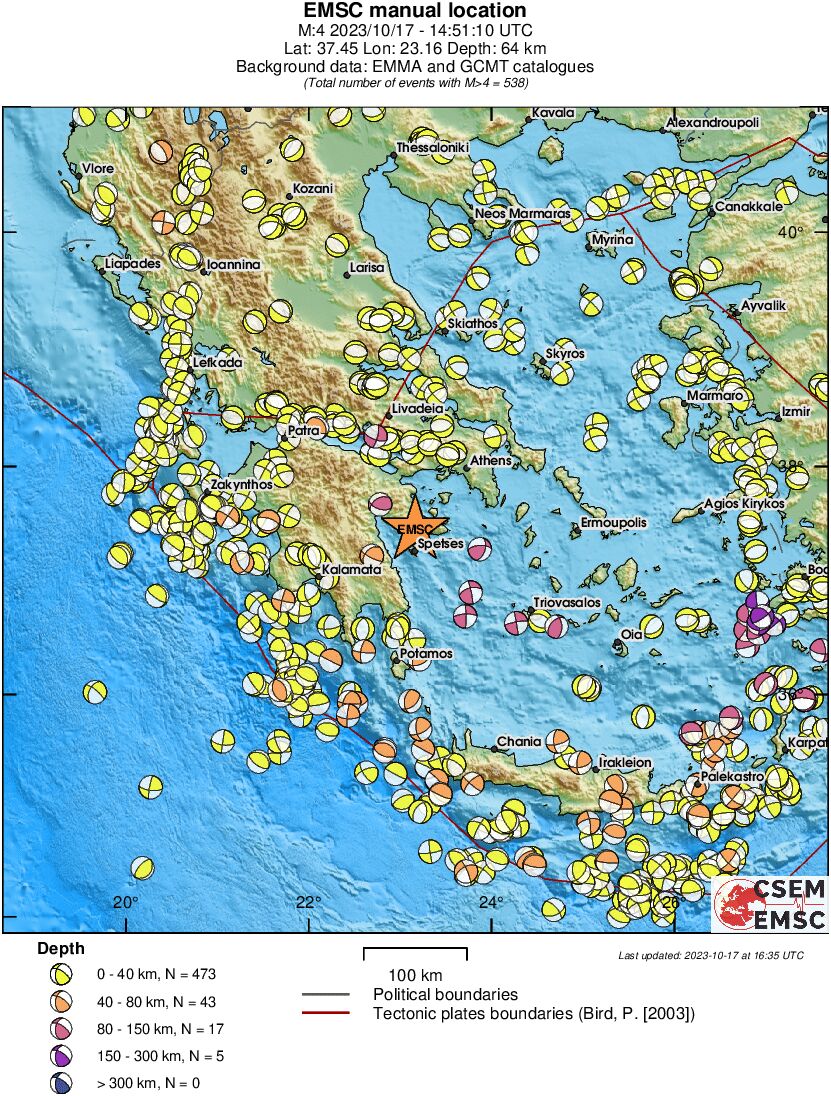 Regional moment Tensor
