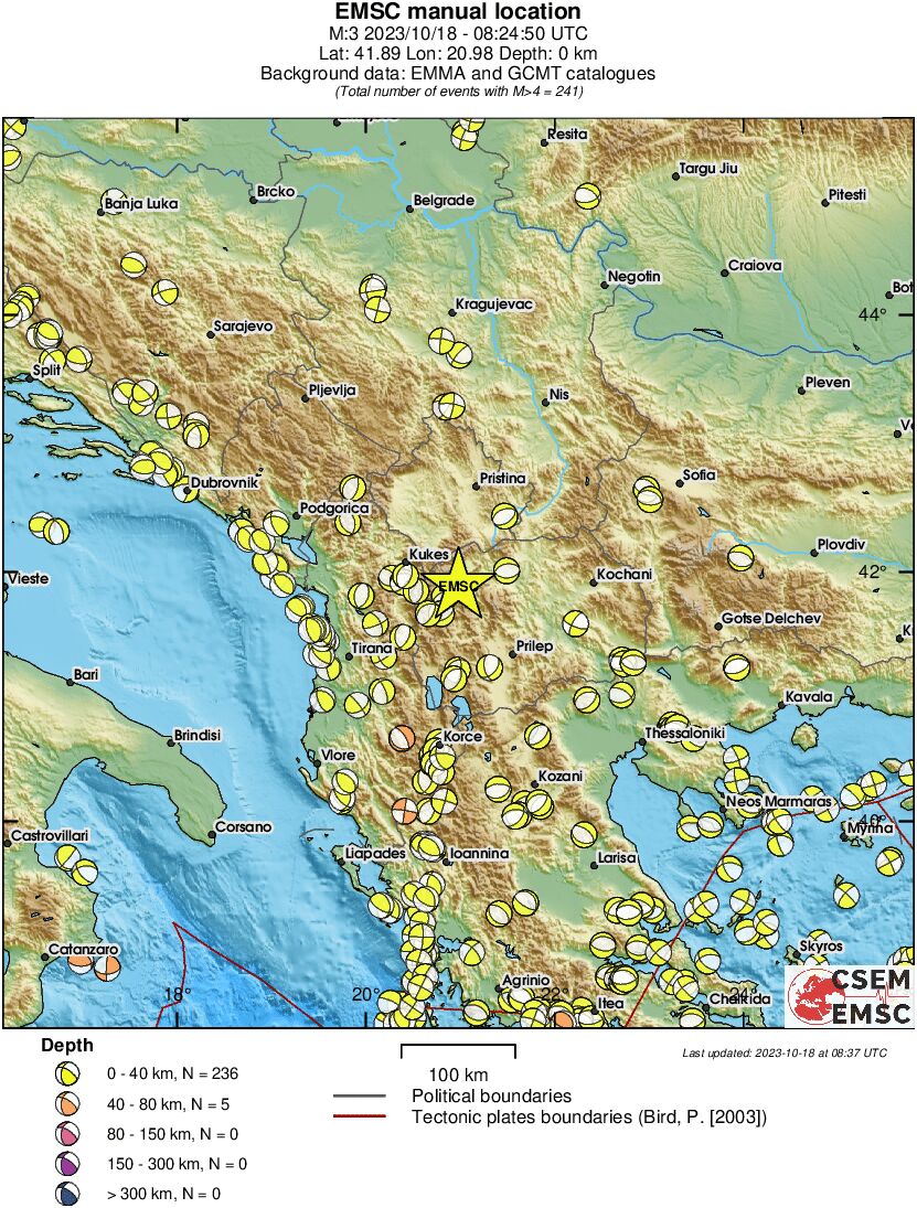 Regional moment Tensor