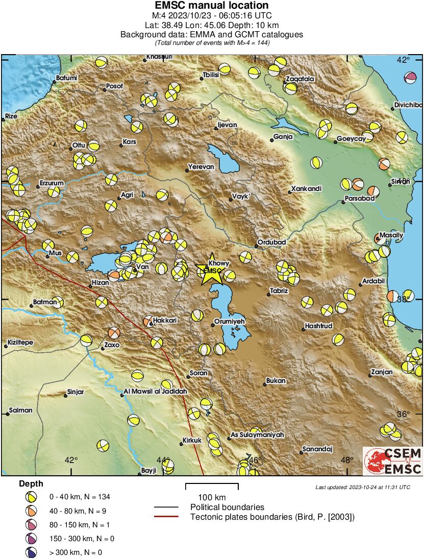 Regional moment Tensor