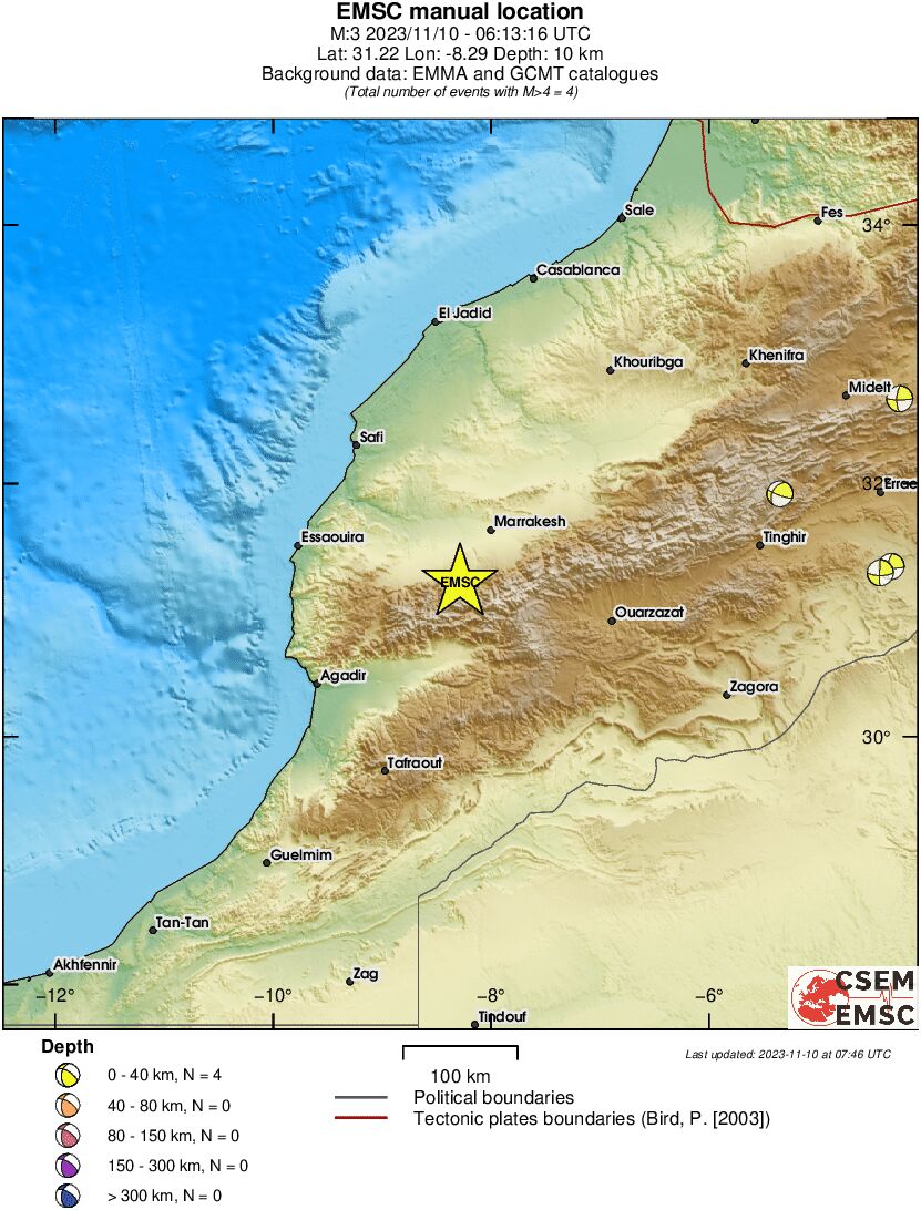 Regional moment Tensor