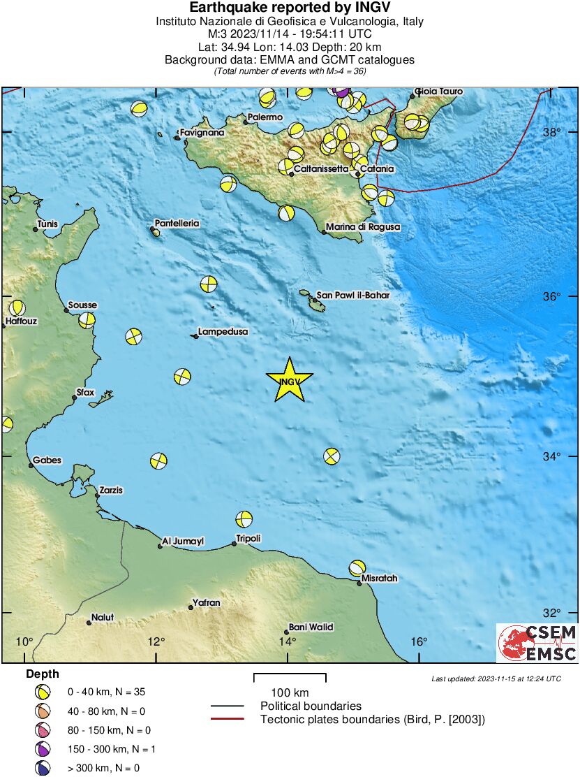 Regional moment Tensor