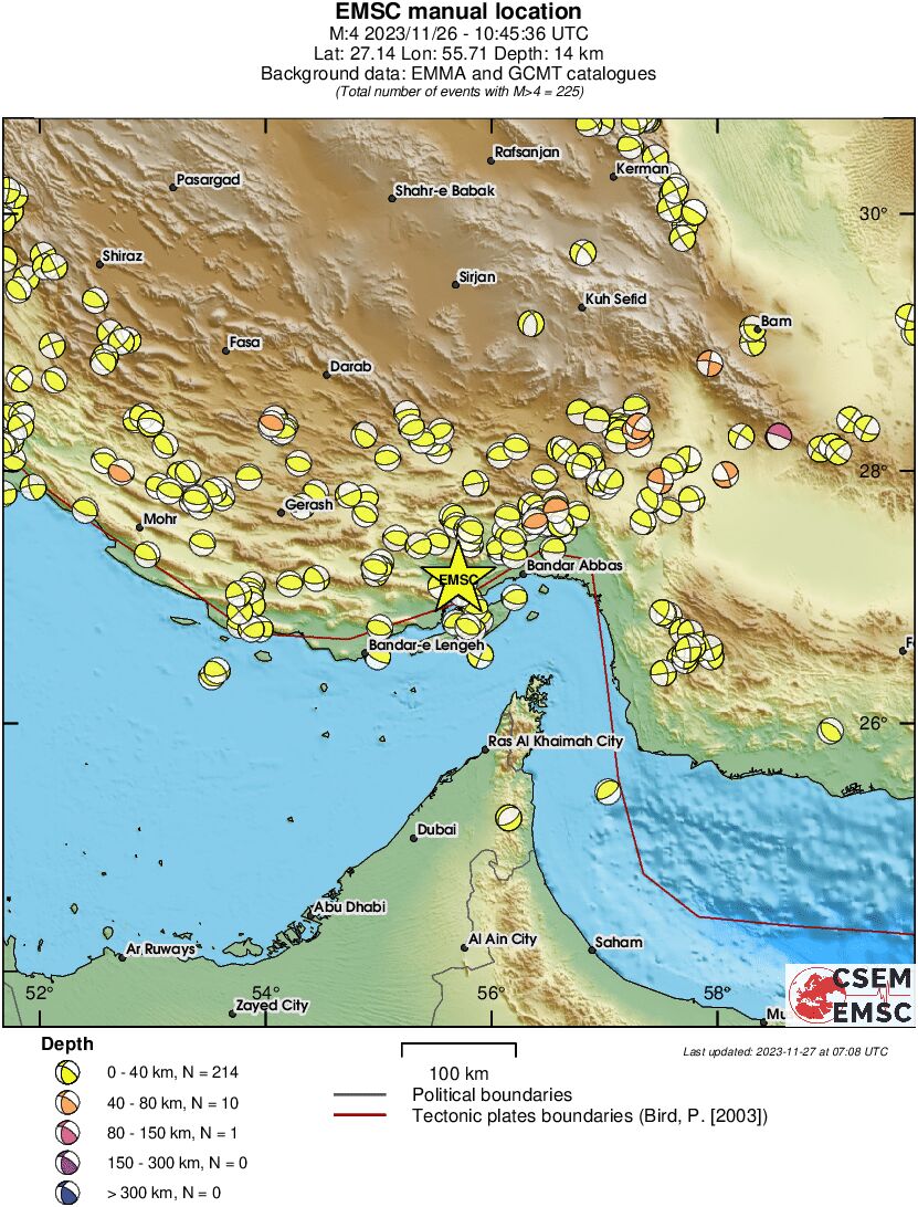 Regional moment Tensor