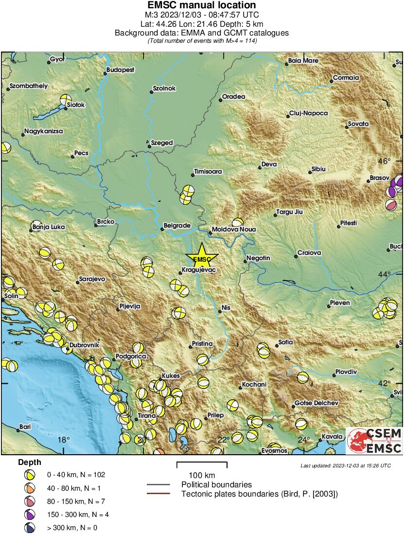 Regional moment Tensor