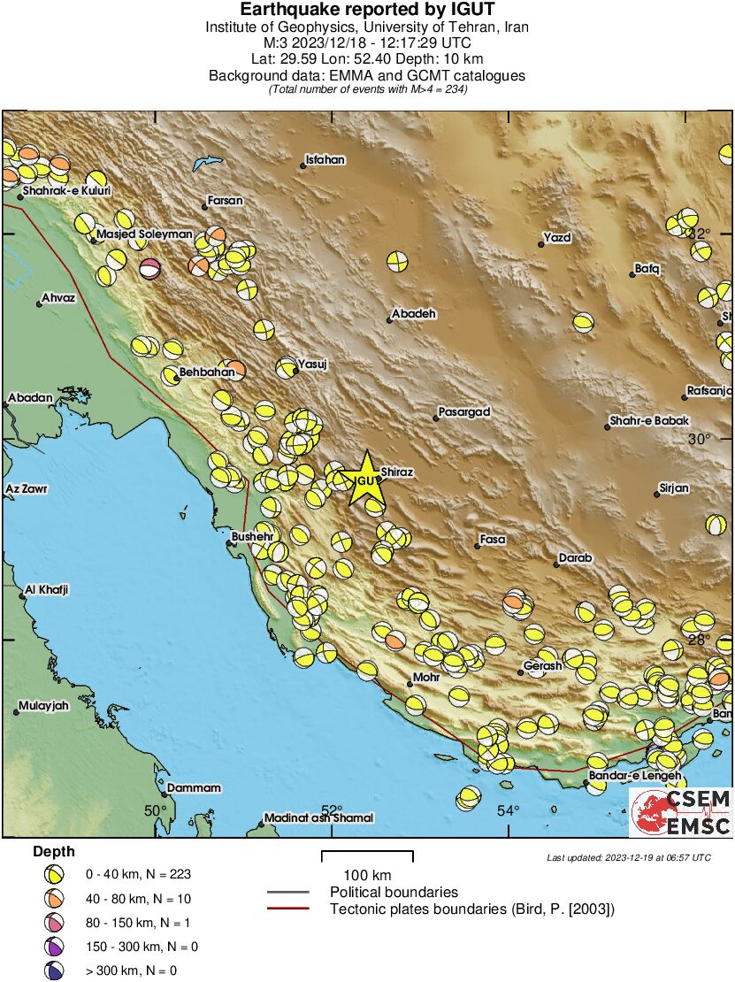 Regional moment Tensor