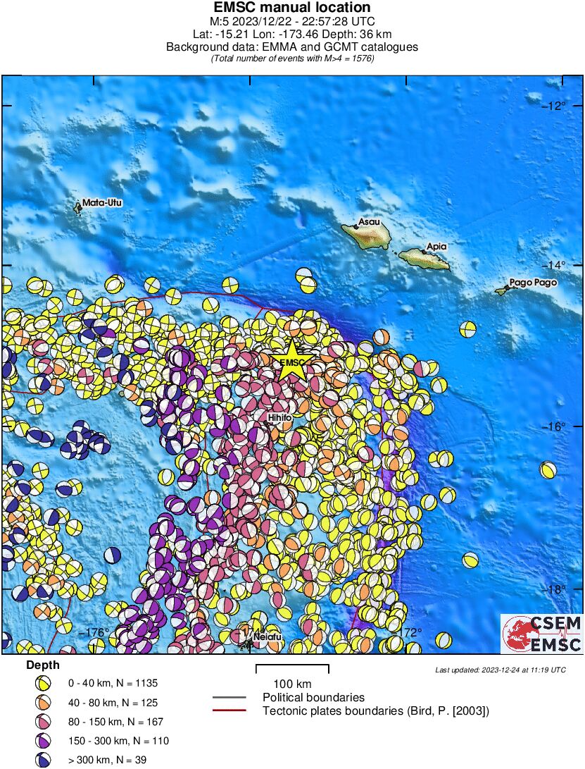 Regional moment Tensor
