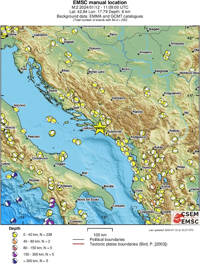 Regional moment Tensor