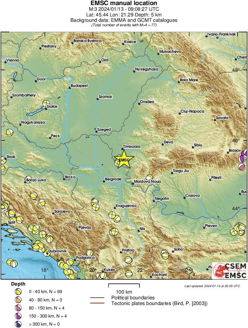 Regional moment Tensor