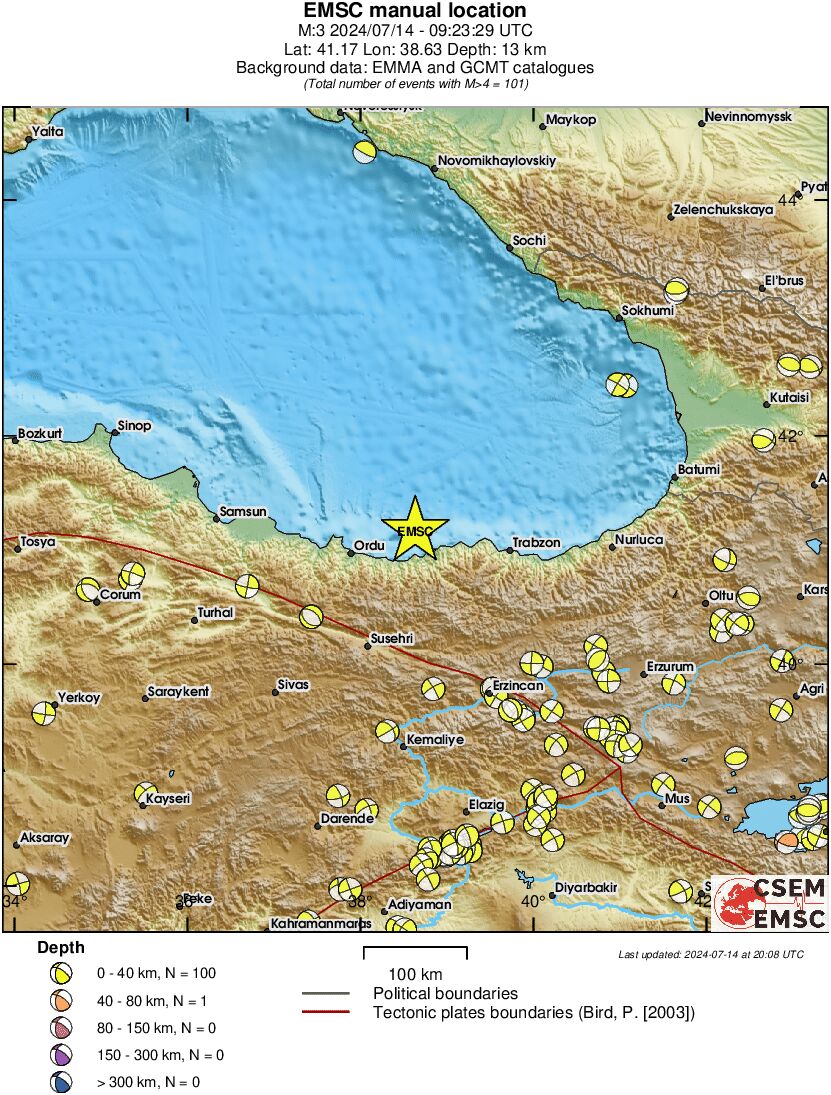 Regional moment Tensor