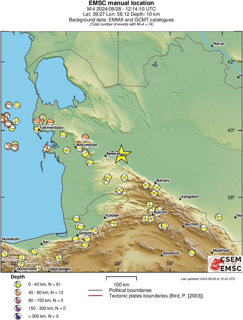 Regional moment Tensor